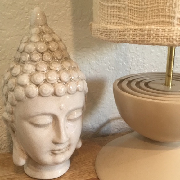 Ceramic Bodhi Satva Buddha Raku fired garden bookshelf - Picture 2 of 6